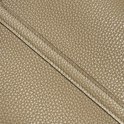 HERMES 25S PICOTIN LOCK 22 IN TAN BROWN CALFSKIN GOLD HARDWARE