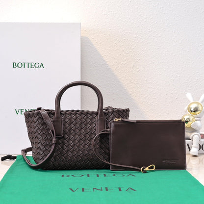 Mini Cabat 20cm Chocolate Lambskin Ghw