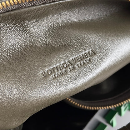 SMALL JODIE 36 IN KAKI LAMBSKIN