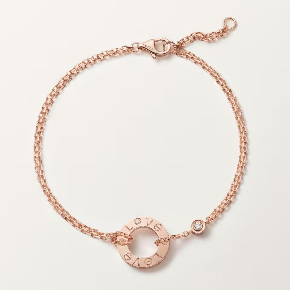 [AURORA]LOVE BRACELET 2 DIAMOND