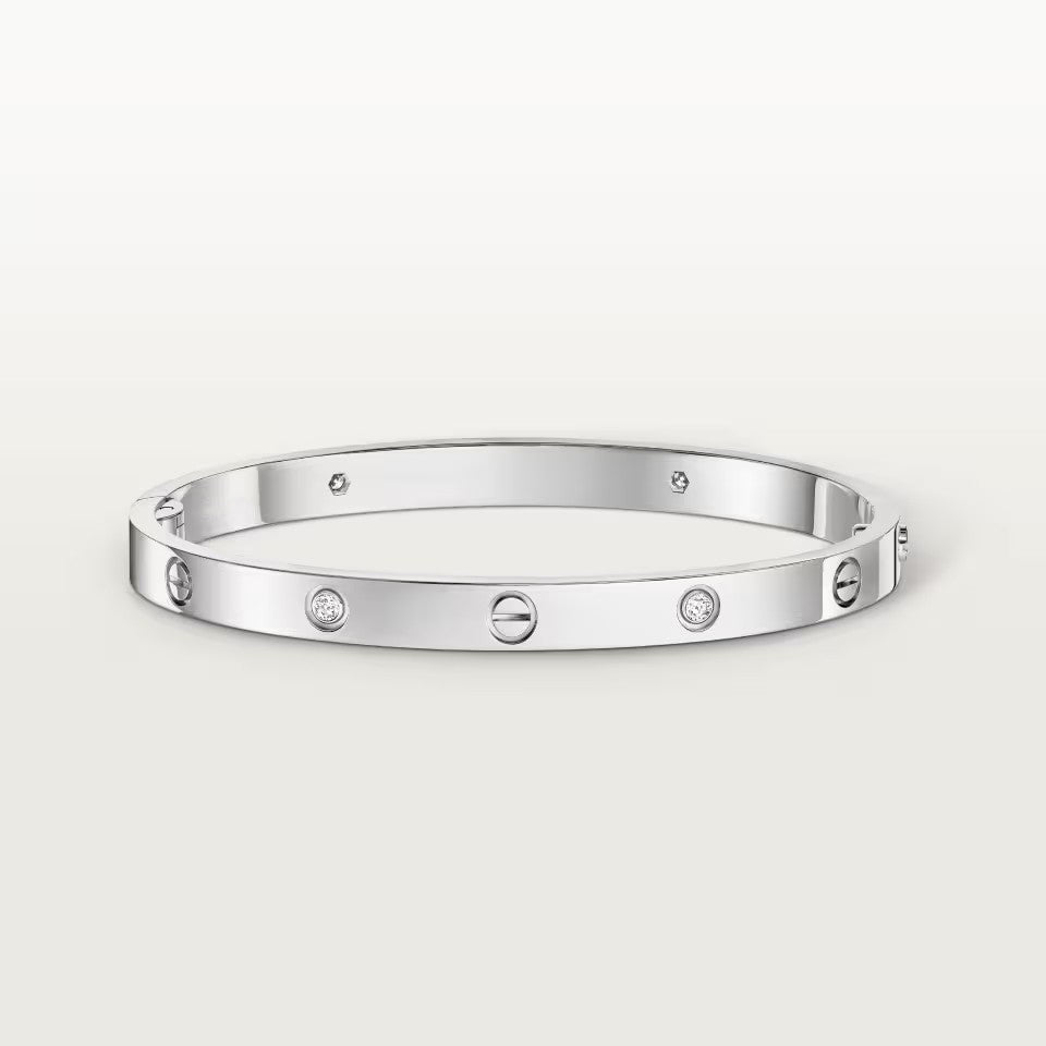 [AURORA]LOVE BRACELET 4.8MM 4 DIAMONDS