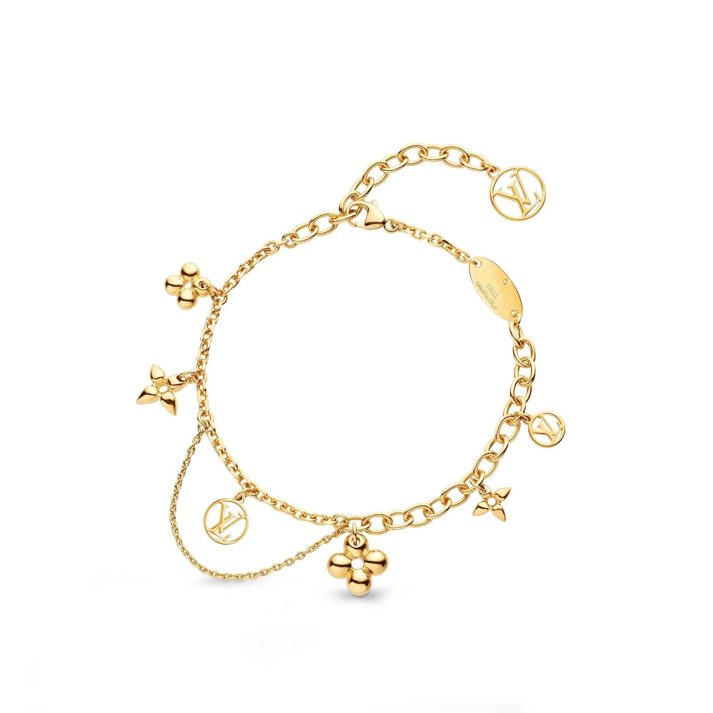 [Baslove]BLOOMING PINK GOLD MOP BRACELET