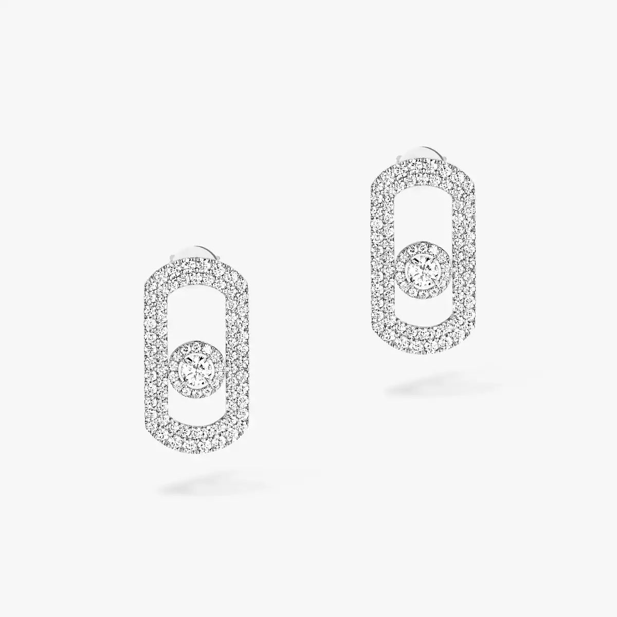 [AURORA]So Move Pave_-Set Diamond Earrings in Silver