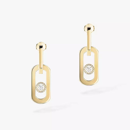 [AURORA]So Move XL Diamond Pendant Earrings