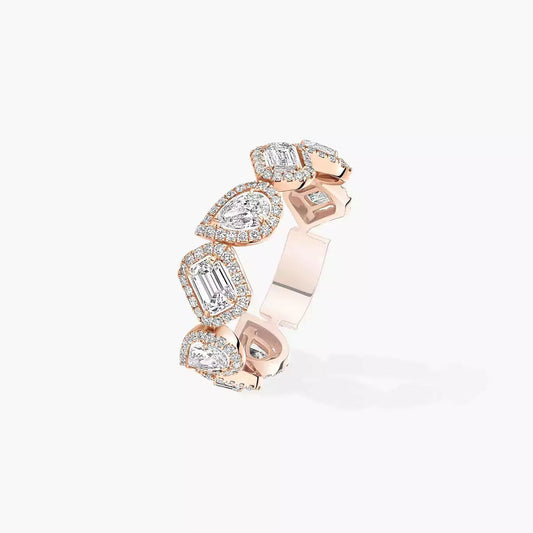 [AURORA]Diamond Wedding Ring My Twin