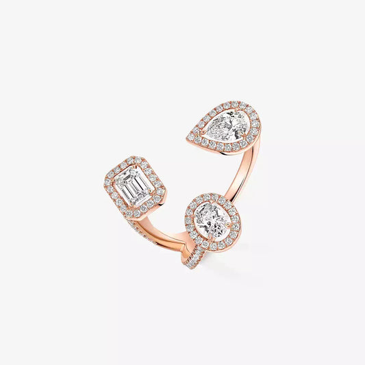[[AURORA] Diamond Ring 0,25ct My Twin Trilogy