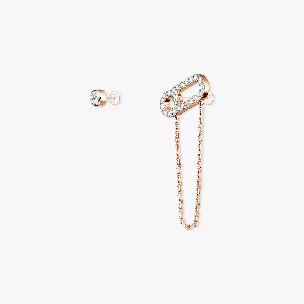 [AURORA]Move Uno Diamond Earrings