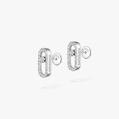 [AURORA]Move Uno Diamond Earrings