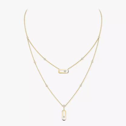 [AURORA] Move Uno Diamond Necklace