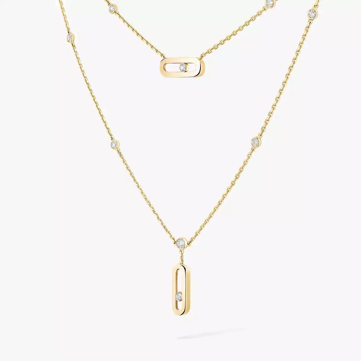 [AURORA] Move Uno Diamond Necklace
