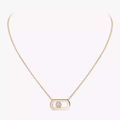 [AURORA]So Move Diamond Necklace in Gold