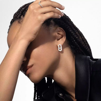 [AURORA]So Move Diamond Earrings in Yellow Gold
