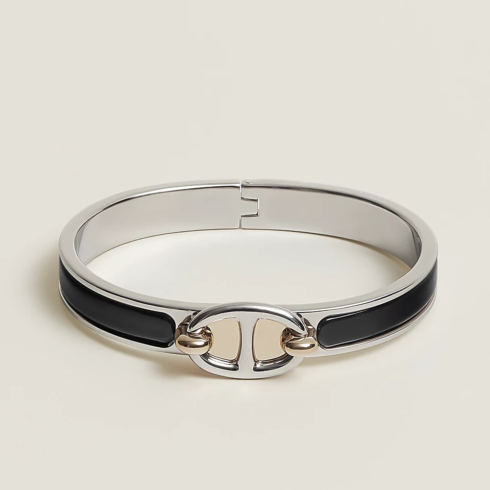 [Baslove]CLIC CHAINE SILVER BRACELET