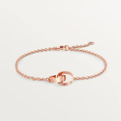 [AURORA]LOVE BRACELET DOUBLE RING