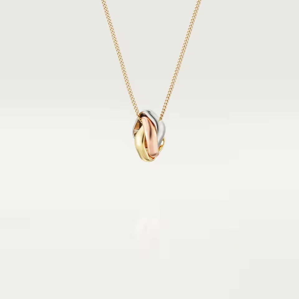 [AURORA]TRINITY CUSHION NECKLACE COLLECTION
