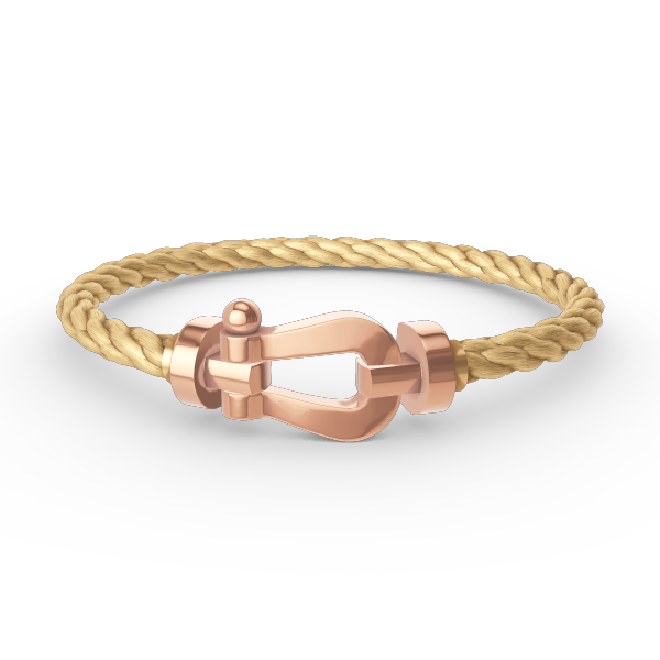 [Baslove]FORCE LARGE HORSESHOE NO DIAMOND BRACELET ROSE GOLD