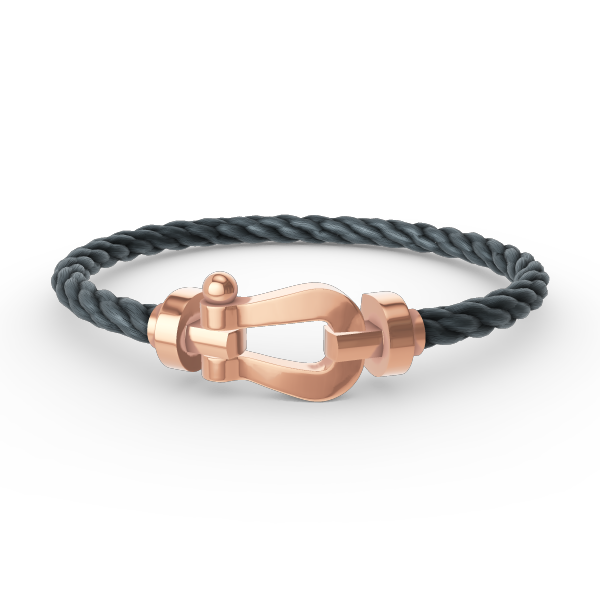 [Baslove]FORCE LARGE HORSESHOE NO DIAMOND BRACELET ROSE GOLD