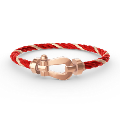 [Baslove]FORCE LARGE HORSESHOE NO DIAMOND BRACELET ROSE GOLD