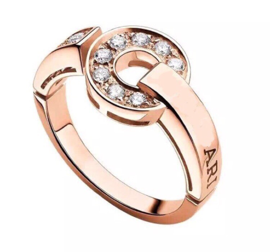 [Baslove]DREAM RING DIAMOND PINK GOLD