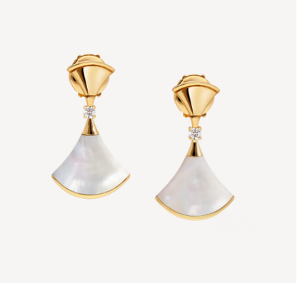 [Baslove]DREAM MOP 1 DIAMOND EARRINGS