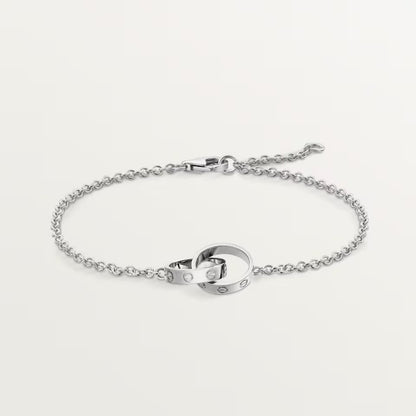 [AURORA]LOVE BRACELET DOUBLE RING