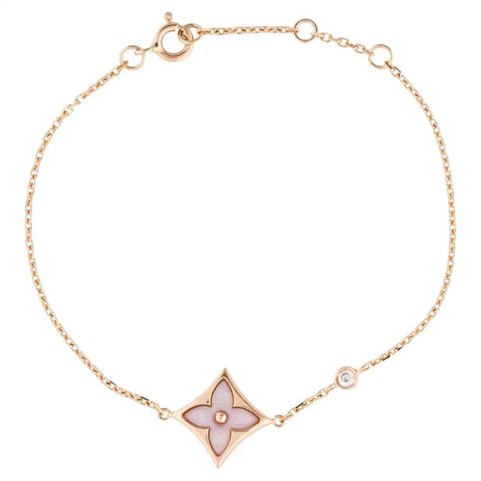 [Baslove]STAR 1 DIAMOND PINK GOLD BRACELET