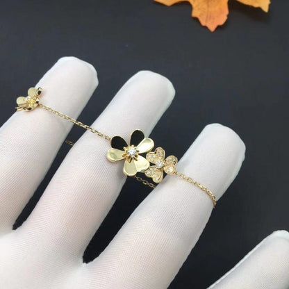 [Baslove]FRIVOLE GOLD 5 FLOWERS BRACELET