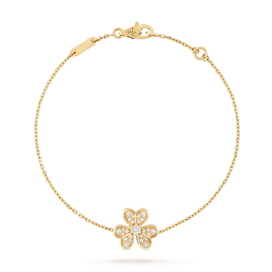 [Baslove]FRIVOLE GOLD FLOWER DIAMOND BRACELET