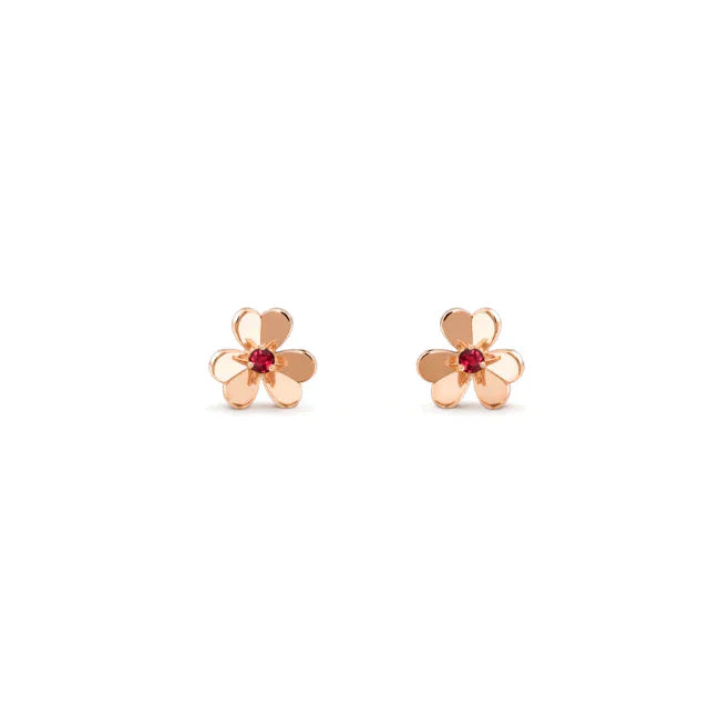 [Baslove]FRIVOLE  FLOWER PINK EARRINGS