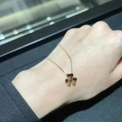 [Baslove]FRIVOLE GOLD FLOWER NECKLACE