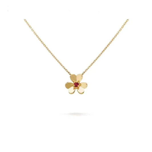 [Baslove]FRIVOLE GOLD FLOWER NECKLACE