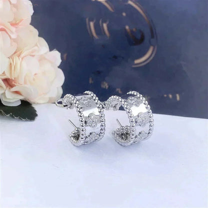 [Baslove]PERLEE DIAMOND EARRINGS