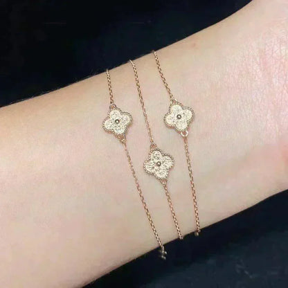 [basloveJW]KLEE-ARMBAND MIT EINZELNER BLUME