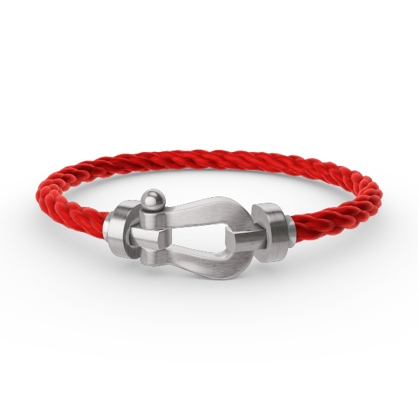 [Baslove]FORCE LARGE HORSESHOE NO DIAMOND BRACELET SILVER