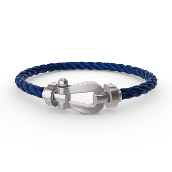 [Baslove]FORCE LARGE HORSESHOE NO DIAMOND BRACELET SILVER