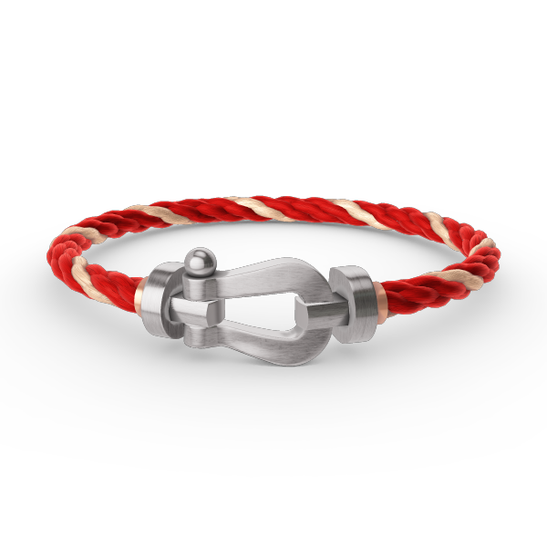 [Baslove]FORCE LARGE HORSESHOE NO DIAMOND BRACELET SILVER