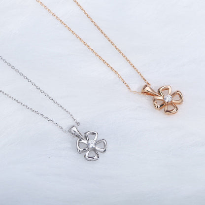 [Baslove]FIOREVER NECKLACE DIAMOND CENTER