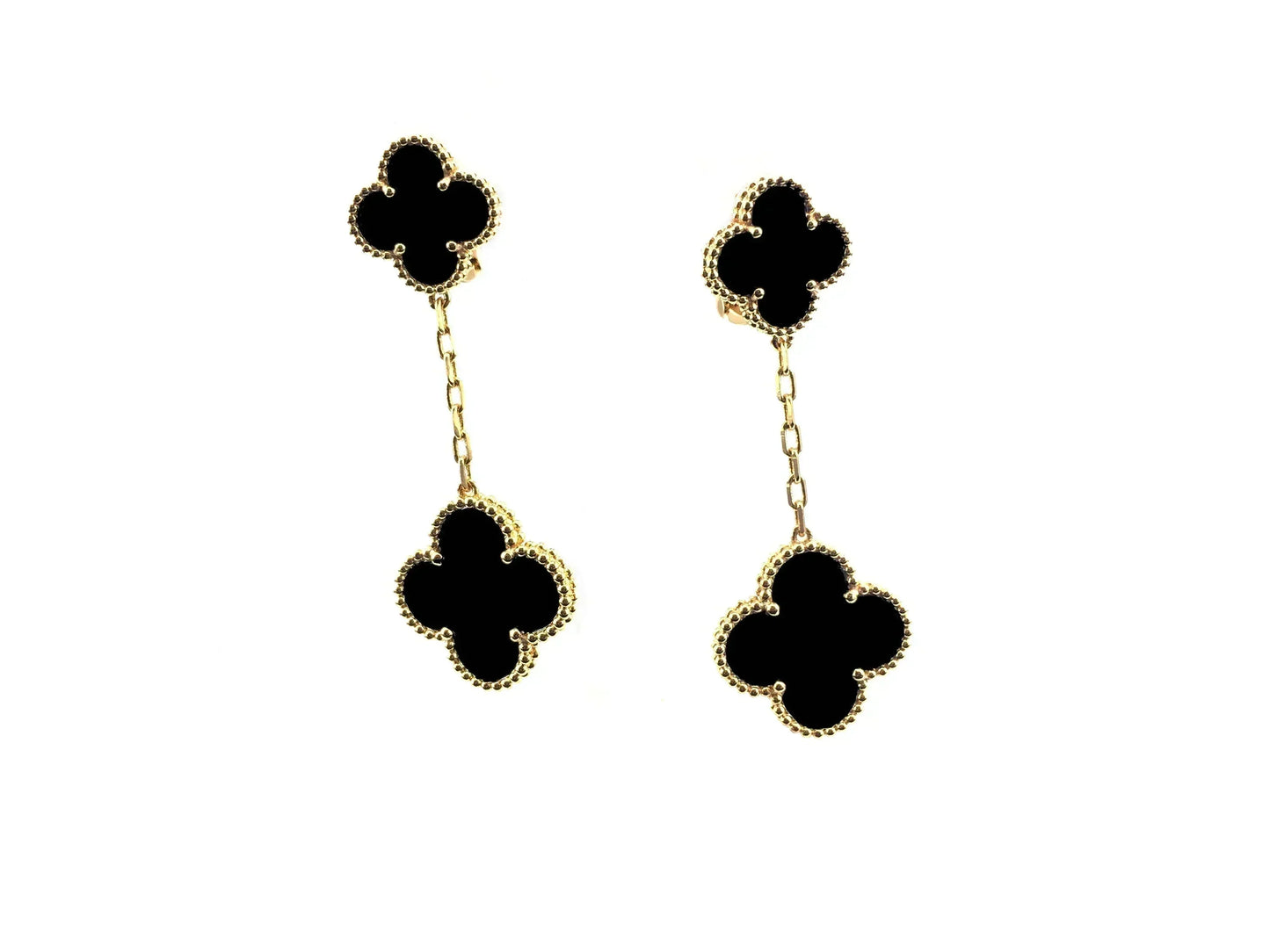 [Baslove]CLOVER 2 MOTIFS  EARRINGS (MULTIPLE CHOICESC