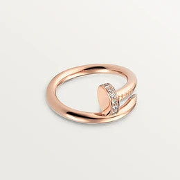 [Baslove]JUSTE RING 2.65MM PINK GOLD DIAMOND